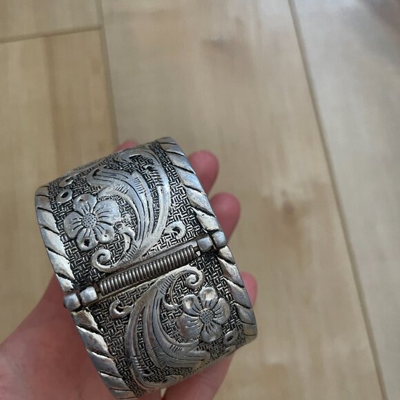 Silver Cuff Bracelet - Picture 2 of 3